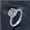Image 1 : 1 CT GRA CERTIFIED ROUND BRILLIANT MOISSANITE