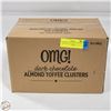 Image 1 : CASE WITH 12 X 100G OMG DARK CHOCOLATE ALMOND