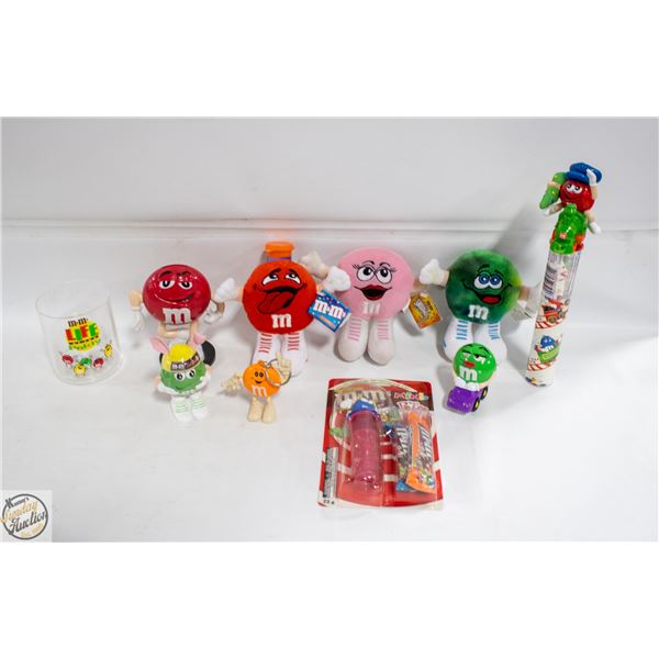 VINTAGE M&M'S COLLECTION IN FLAT ALL TOGETHER