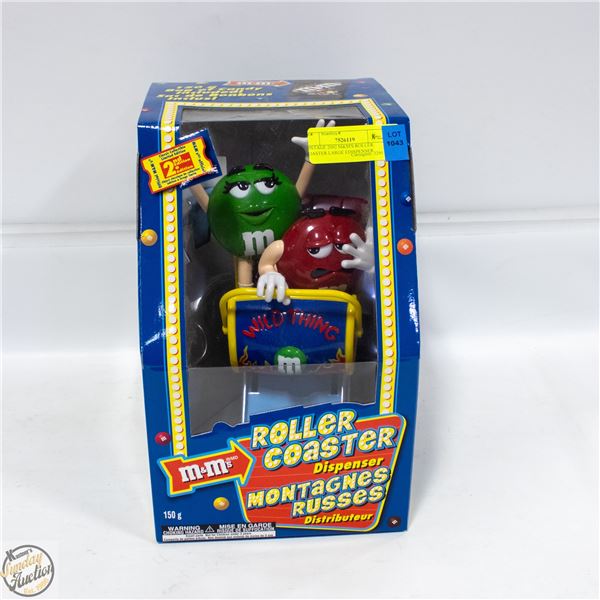 VINTAGE 2002 M&M'S ROLLER COASTER DISPENSER