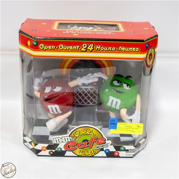 VINTAGE 2001 M&M'S JUKE BOX CAFE LARGE DISPENSER