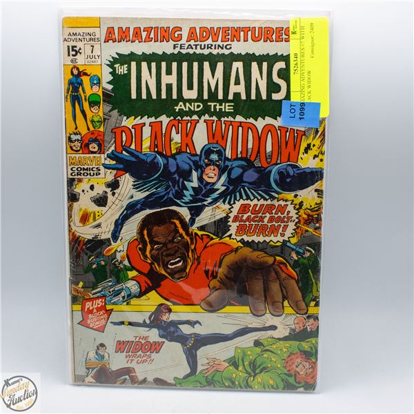 AMAZING ADVENTURES #7 WITH BLACK WIDOW