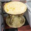 Image 1 : VINTAGE MARBLE OR GRANITE END-TABLE