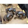 Image 1 : LOT OF 3 BEAR FIGURINE
