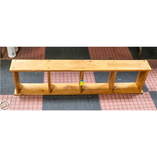 DISPLAY STAND OR WALL SHELF 45 INCHES X 11 INCHES