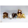 Image 1 : 5 NEW OLD STOCK WEBKINS STUFFIES WITH ONLINE CODES