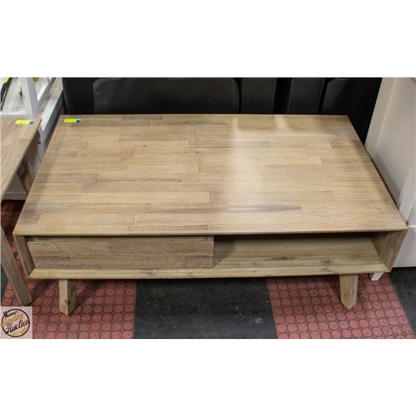 GIA SOLID WOOD COFFEE TABLE - ACACIA WOOD