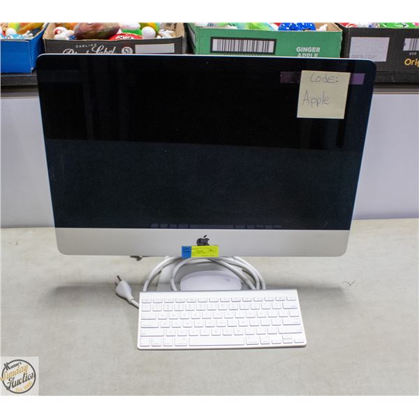 APPLE IMAC COMPUTER WITH WIRELESS KEYBOARD+MOUSE