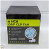 Image 1 : 6” GRIP CLIP FAN – TWO SPEEDS. 90 DEGREE