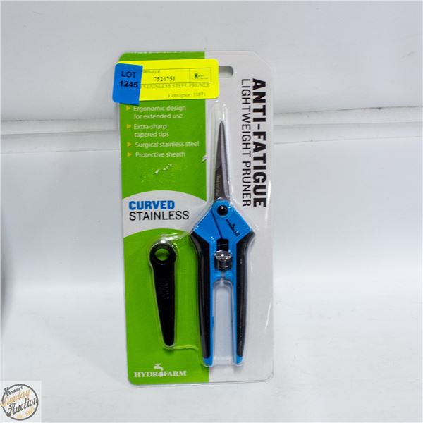 CURVED STAINLESS STEEL PRUNER