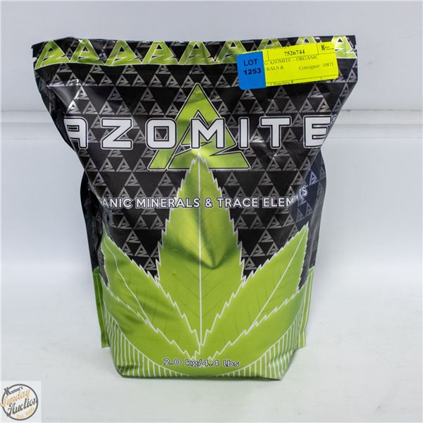 2.0 KG AZOMITE – ORGANIC MINERALS &
