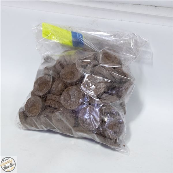 APPROX 100 JIFFY PEAT PELLETS FOR