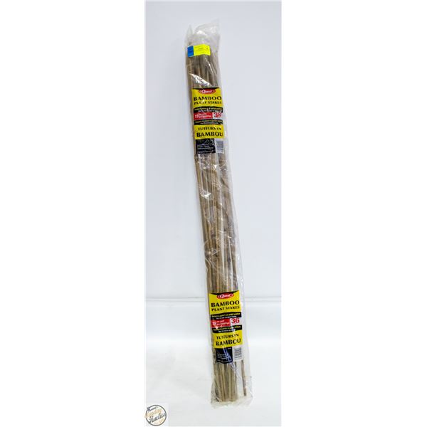 15/PKG 3’ BAMBOO PLANT STAKES