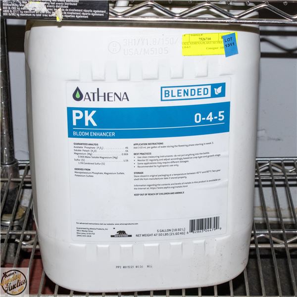 18.92 L ATHENA PLANT NUTRIENTS PK 0-4-5