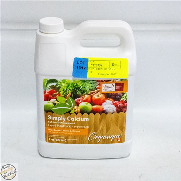 1 KG SIMPLY CALCIUM ORGANIC LIQUID PLANT