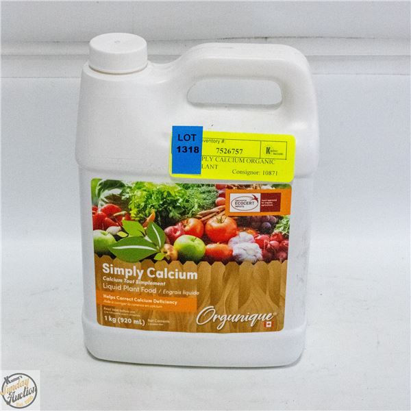 1 KG SIMPLY CALCIUM ORGANIC LIQUID PLANT