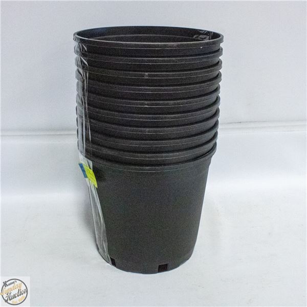 NEW 10 @ 2 GALLON MONDI HARD NURSERY POT