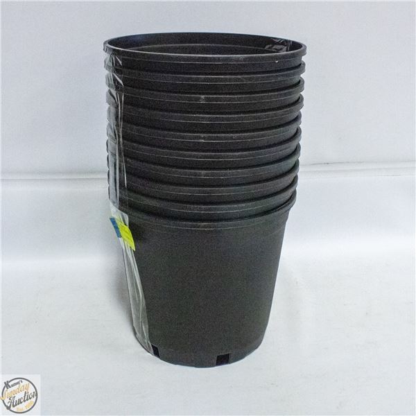 NEW 10 @ 2 GALLON MONDI HARD NURSERY POT