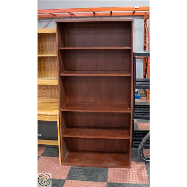 TALL MELAMINE SHELVING UNIT 73"X15"X36"