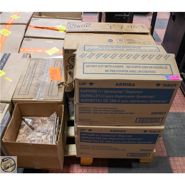 FREIGHT CLAIM: PALLET WITH SCOTTS TOILET PAPER