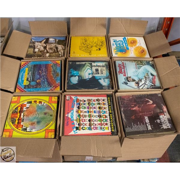 PALLET OF RECORDS: ROCK, POP, COUNTRY & MORE
