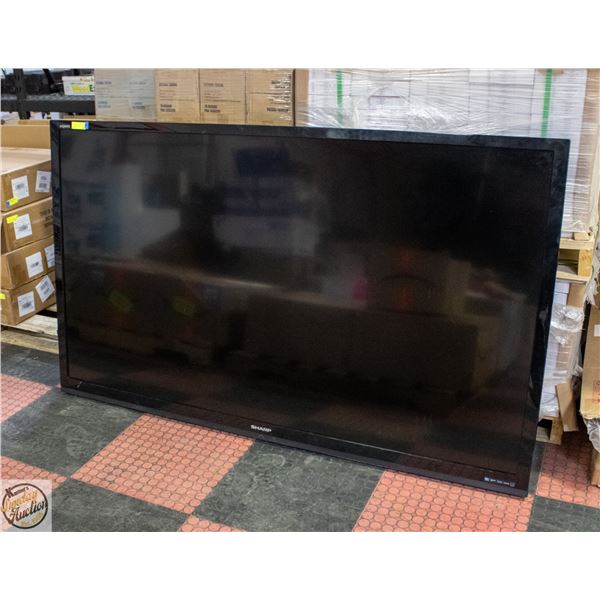 80 INCH SHARP AQUOS TV - NOT POWERING UP BUT WAS