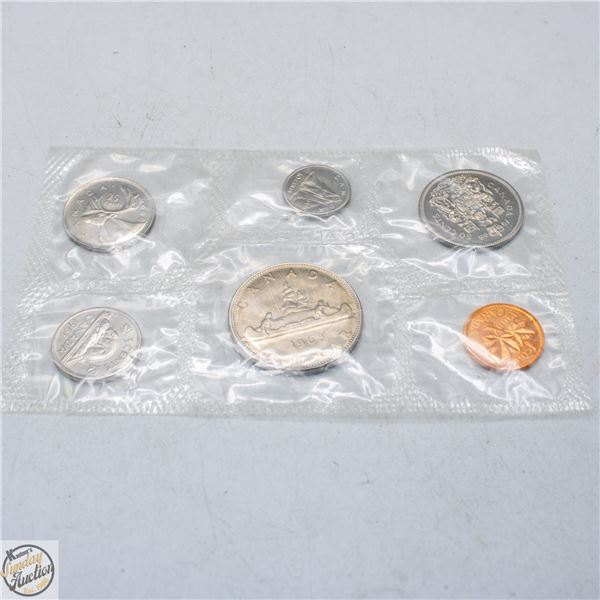 1968 CANADA UNCIRCULATED 6 COIN SET, MINT SEALED