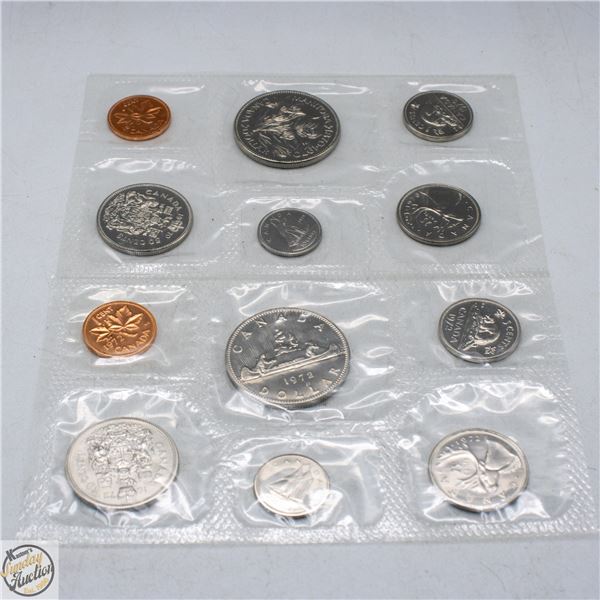 1970-1972 CANADA UNCIRCULATED 6 COIN SETS