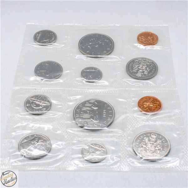 1979-1980 CANADA UNCIRCULATED 6 COIN SETS