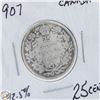 Image 1 : 1907 92.5% SILVER 25 CENTS