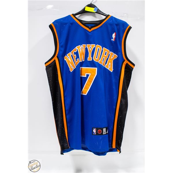 NEW YORK SIZE 48 "ANTHONY" NBA ADULT JERSEY-ESTATE