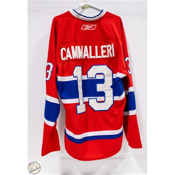MONTREAL CANADIENS "CAMMALLERI" SIZE 54 NHL