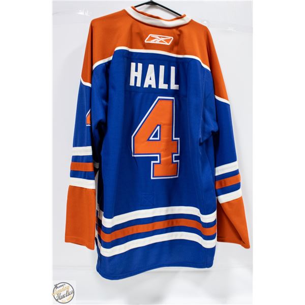 OILERS "HALL" SIZE 56 NHL JERSEY ADULT-ESTATE