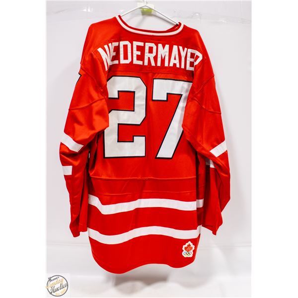 "NEIDERMAYER" TEAM CANADA XXL ADULT JERSEY-ESTATE