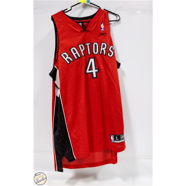 ESTATE NBA REEBOK RAPTORS #4 JERSEY SIZE LARGE