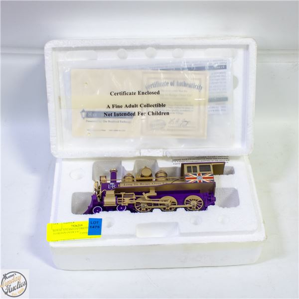 ROYAL STEAM LOCOMOTIVE "LONG TO REIGN OVER US"