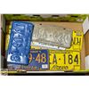 Image 1 : LOT OF OLD LICENSE PLATES