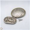 Image 1 : PAIR OF VINTAGE WESTERN THEMED SILVER-PLATED