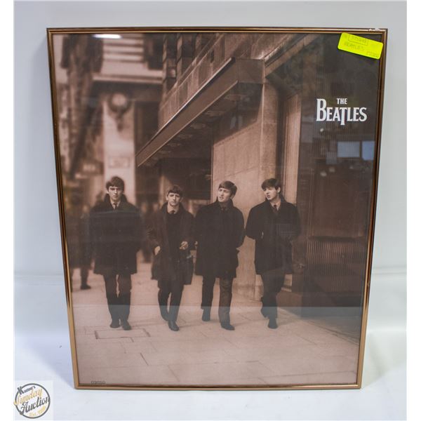 BEATLES FRAMED PICTURE 20.5" X 24.5"