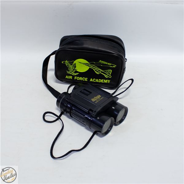 AIR FORCE ACADEMY BINOCULARS IN A