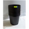 Image 1 : TEN PLANTER POTS WITH DRAINAGE HOLES