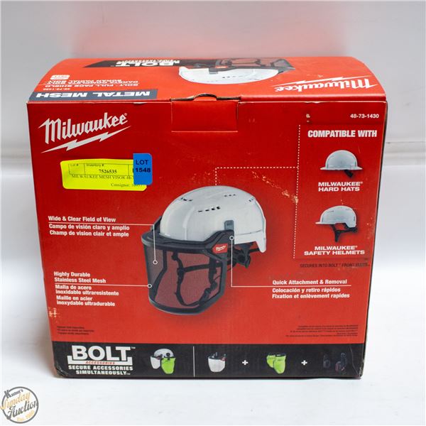 MILWAUKEE MESH VISOR 48-73-1430