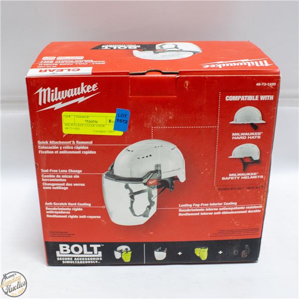 MILWAUKEE CLEAR VISOR 48-73-1420