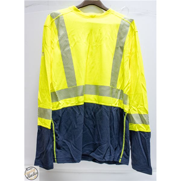 NEW TRUE NORTH DRAGONWEAR SAFETY SHIRT XL YELLOW