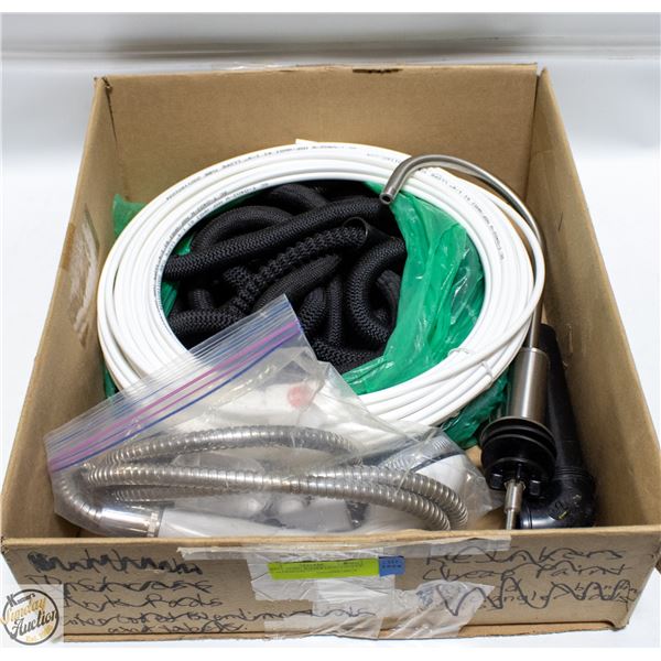 WATER HOSE, WATER LINE, FAUCET, SHOWERHEAD