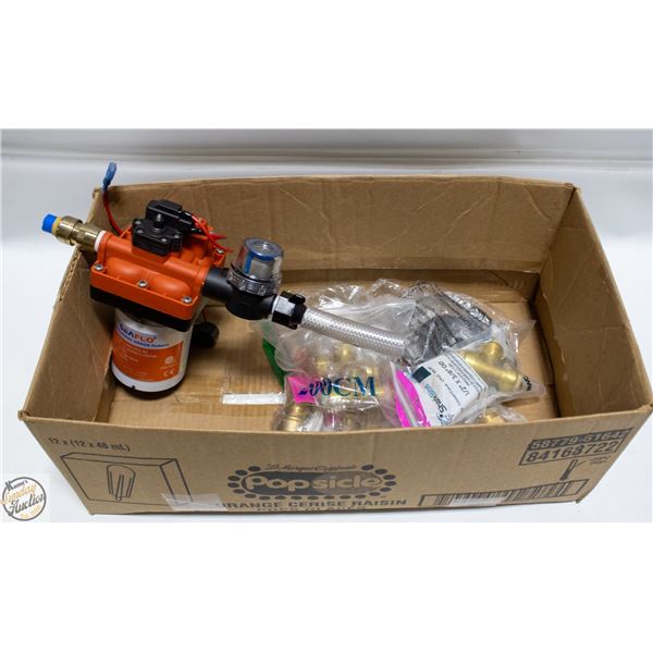 SEAFLO WATER PUMP, ½ INCH BRASS FITTINGS &
