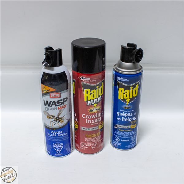 3PK WASP/INSECT SPRAY