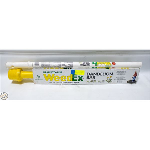NEW WEEDEX DANDELION BAR SET