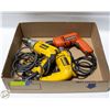 Image 1 : **BAILIFF SEIZED** 3 CORDED POWER CORDS 2 DEWALT &