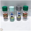 Image 1 : 4 PACK RUST-OLEUM SPRAY PAINT